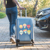 Sticker Contour de variété de ballon à air chaud (Valise Insitu)