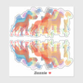 Sticker Contour Grande Danse (Feuille)