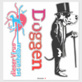 Sticker Contour Grande Danse (Feuille)