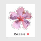 Sticker Contour Hibiscus (Feuille)