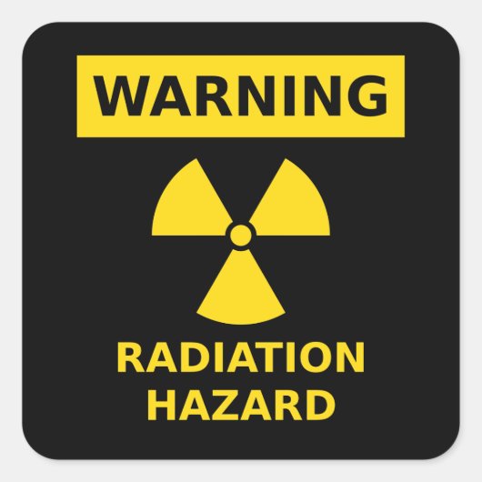 Sticker contre le risque de rayonnement (Devant)