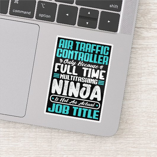 Sticker Contrôleur de la circulation aérienne Titre du tra (Détail)