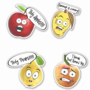 Sticker Conversation de fruits et légumes 8