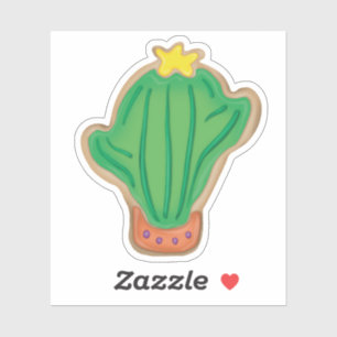 Sticker cookie Cactus