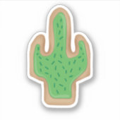 Sticker cookie Cactus (Devant)