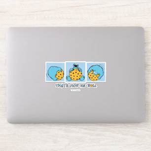 Sticker Cookie Monster   C'est comme ça que je roule