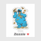 Sticker Cookie Monster Crazy Cookies (Feuille)