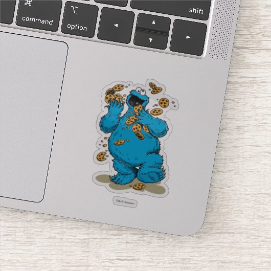 Sticker Cookie Monster Crazy Cookies (Détail)