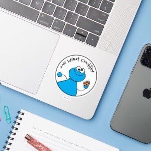 Sticker Cookie Monster Doodley Graphisme