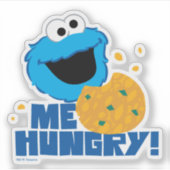 Sticker Cookie Monster | Moi qui ai faim ! (Devant)