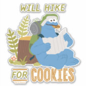 Sticker Cookie Monster | Randonnée Pour Les Cookies (Devant)