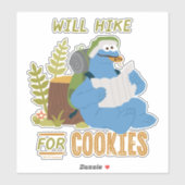 Sticker Cookie Monster | Randonnée Pour Les Cookies (Feuille)