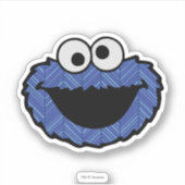 Sticker Cookie Monster | Retour arrière des années 80 (Devant)