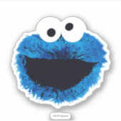 Sticker Cookie Monster | Tendance de l'aquarelle (Devant)