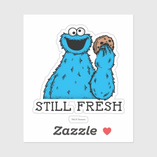 Sticker Cookie Monster | Toujours frais (Feuille)