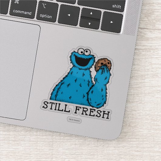 Sticker Cookie Monster | Toujours frais (Détail)