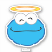 Sticker Cookie Souriant visage avec Halo (Devant)