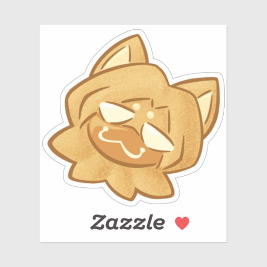 Sticker Cookie XOXO (Vanille) (Feuille)