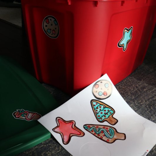 Sticker Cookies de Noël