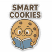 Sticker Cookies intelligents - Apprendre, grandir, briller (Devant)