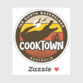 Sticker Cooktown, Queensland Australie (Feuille)