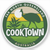 Sticker Cooktown, Queensland Australie (Devant)