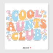 Sticker Cool Aunts Club III (Feuille)