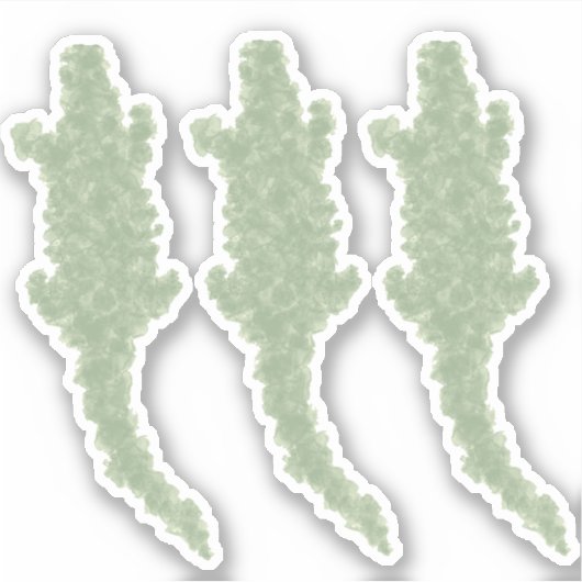 Sticker Cool Camo Alligators - coupe personnalisée transpa (Devant)