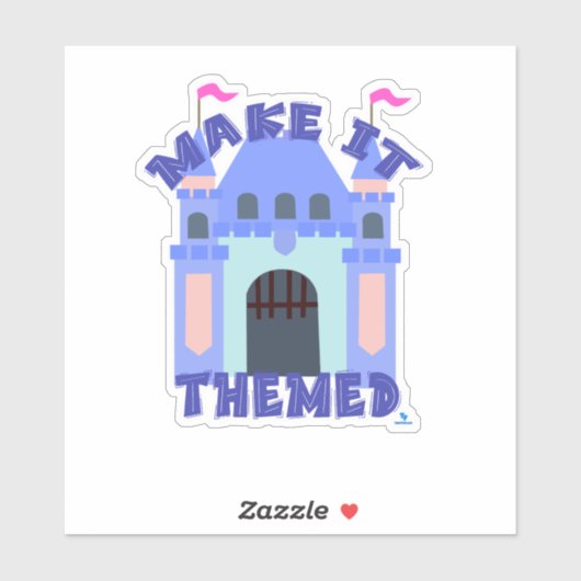 Sticker Cool Castle Park Make It Themed  (Feuille)