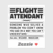 Sticker Cool de vol Noun Plane Aviation Lover (Feuille)
