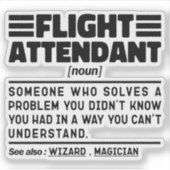 Sticker Cool de vol Noun Plane Aviation Lover (Devant)