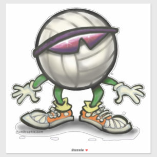 Sticker Cool de volley-ball