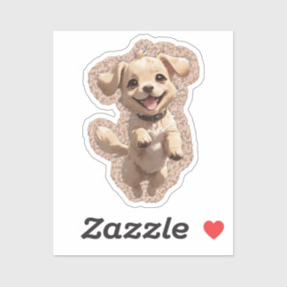 Sticker cool dog