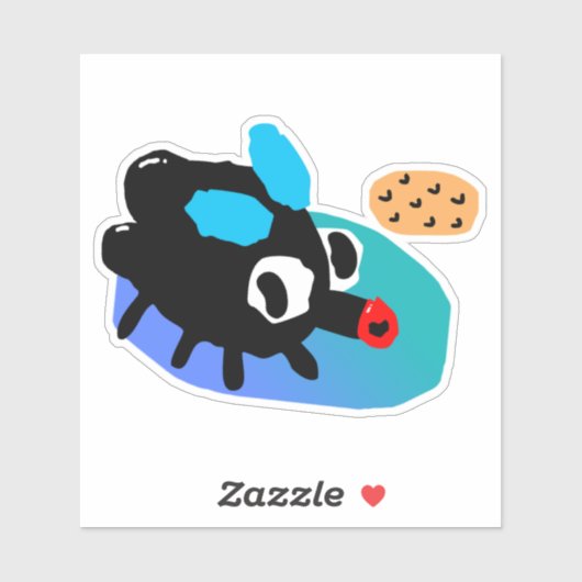 Sticker cool "Kiss" (Feuille)