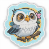 Sticker cool owl (Devant)