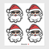 Sticker Cool Père Noël (Feuille)