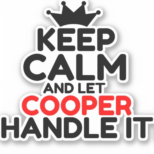 STICKER COOPER (Devant)