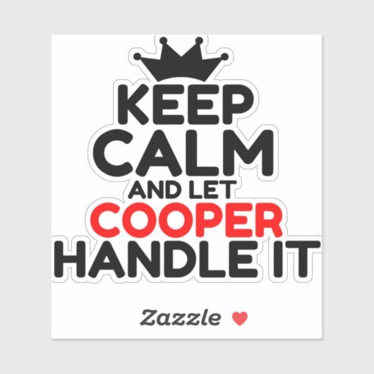 STICKER COOPER (Feuille)