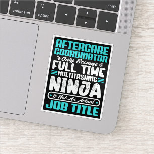 Sticker Coordonnateur des soins postérieurs Titre du trava