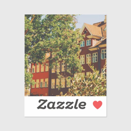 Sticker Copenhague dynamique (Feuille)