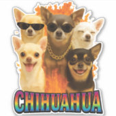 Sticker Copie Chihuahua (Devant)