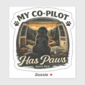 Sticker Copilote Newfie (Feuille)