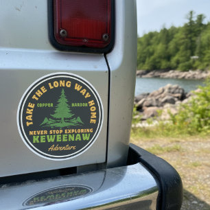Sticker Copper Harbour Keweenaw Michigan Adventure
