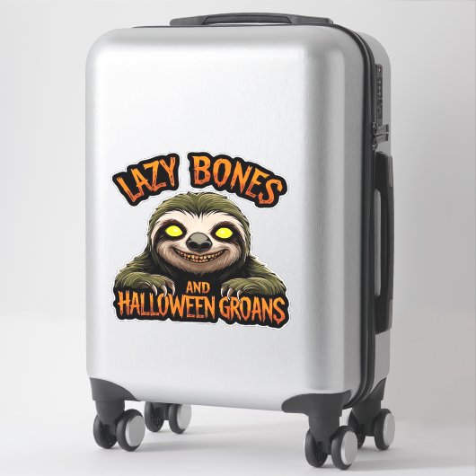 Sticker Copy of Ghost Hedgehog Librarian � Cute Halloween (Sur valise)