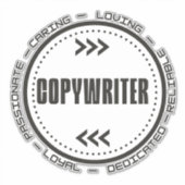 Sticker Copywriter Extraordinaire (Devant)