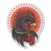 Sticker Coq de boîte (Devant)