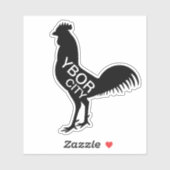 Sticker Coq de Ybor City (Feuille)
