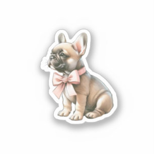Sticker Coquette Frenchie