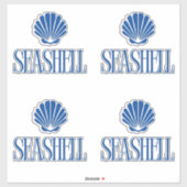 Sticker Coquillage (Feuille)