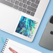 Sticker Coquille d'aluminium (Ordinateur portable avec iPhone)